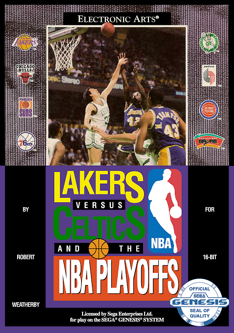 Lakers versus Celtics and the NBA Playoffs box art