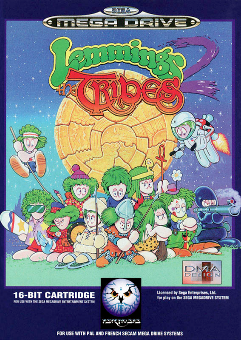 Lemmings 2 - The Tribes box art