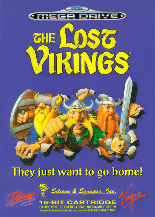 The Lost Vikings box art