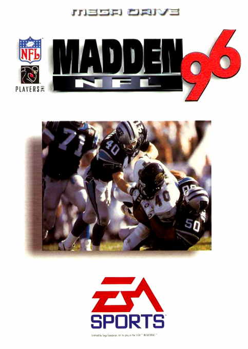 Madden NFL 96 box art