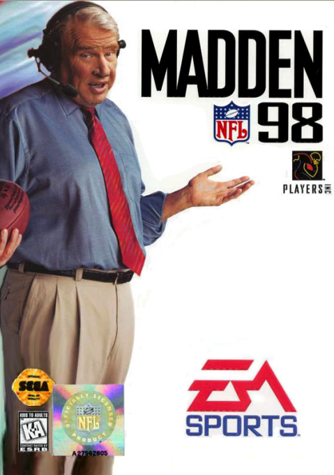 Madden NFL 98 box art