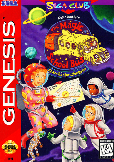 The Magic School Bus - Space Exploration Game box art