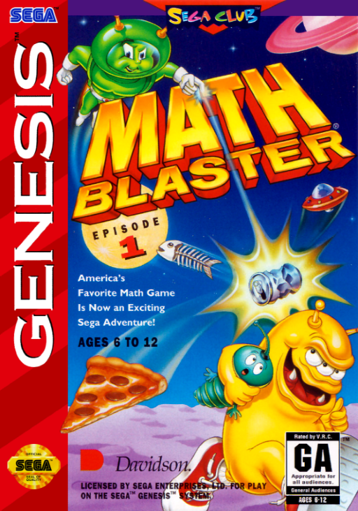Math Blaster - Episode 1 box art