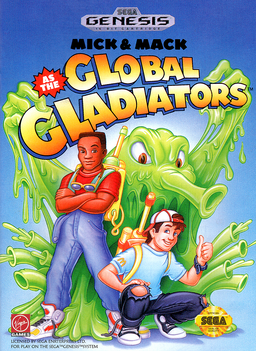Mick _ Mack as the Global Gladiators
