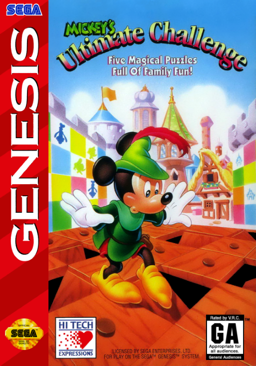 Mickey's Ultimate Challenge box art