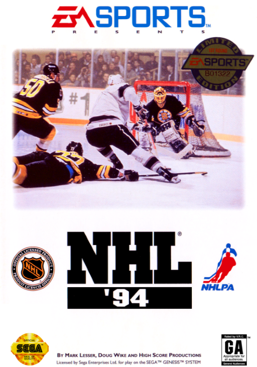 NHL '94 (ninety-four) artwork