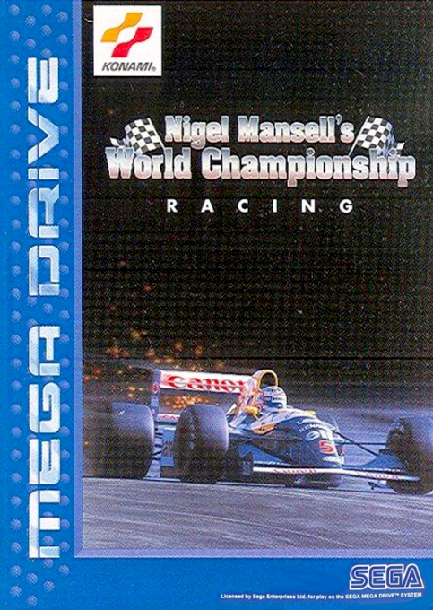 Carátula de Nigel Mansell's World Championship Racing Mega Drive PAL España