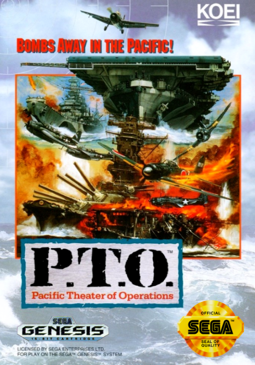 P.T.O. - Pacific Theater of Operations box art