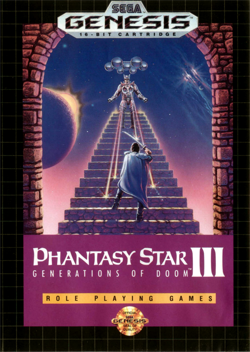 Phantasy Star III - Generations of Doom box art