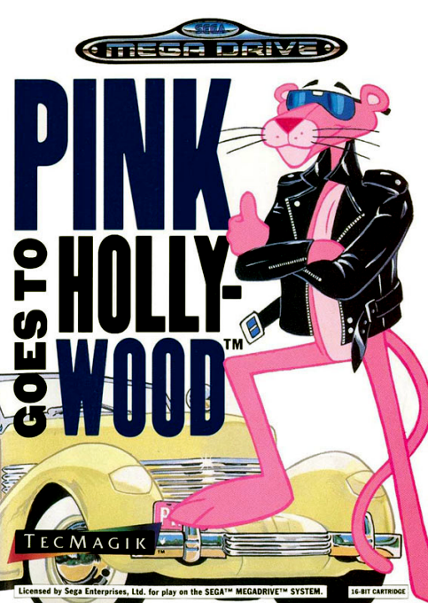 Pink Goes to Hollywood box art