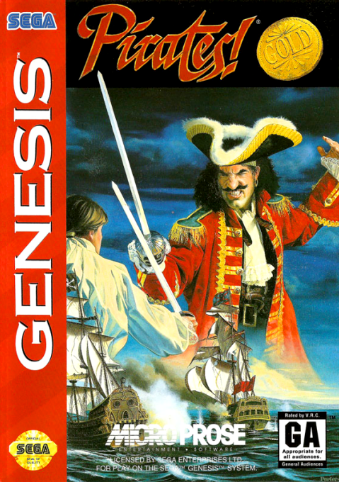 Pirates! Gold box art