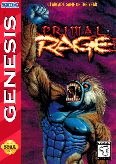 Primal Rage box art