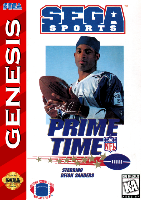Prime Time NFL Starring Deion Sanders box art