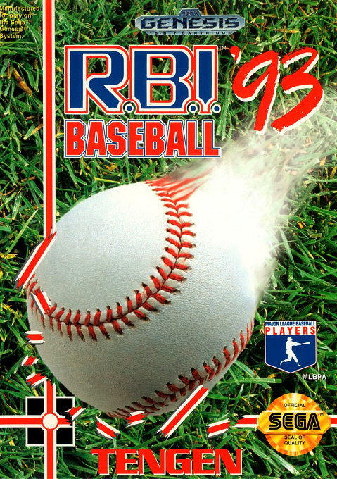 R.B.I. Baseball '93 box art