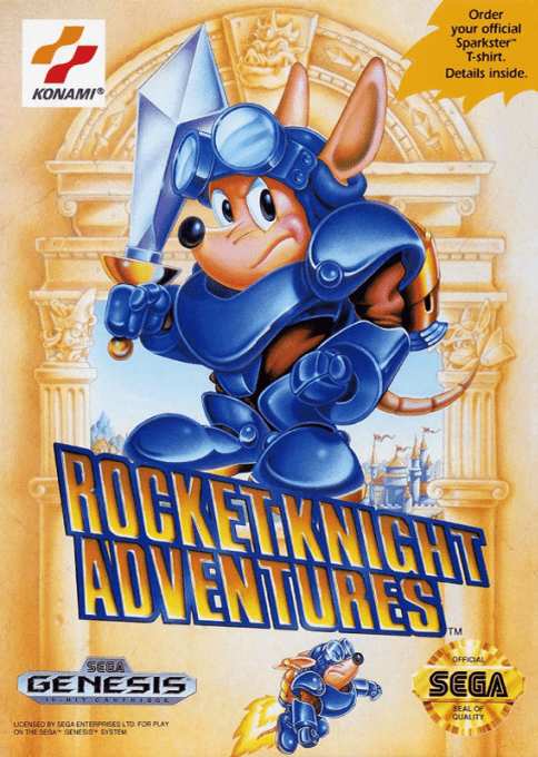 Rocket Knight Adventures artwork