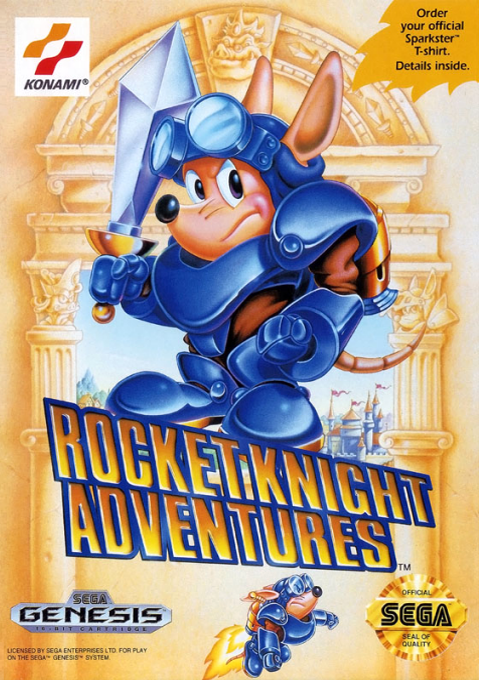 Rocket Knight Adventures box art