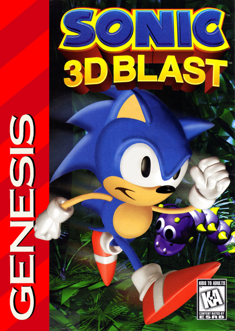 Sonic 3D Blast box art