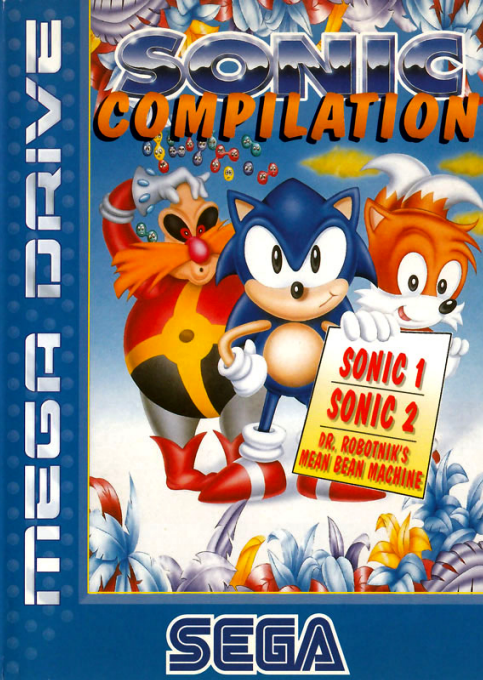 Carátula de Sonic Compilation Mega Drive PAL España