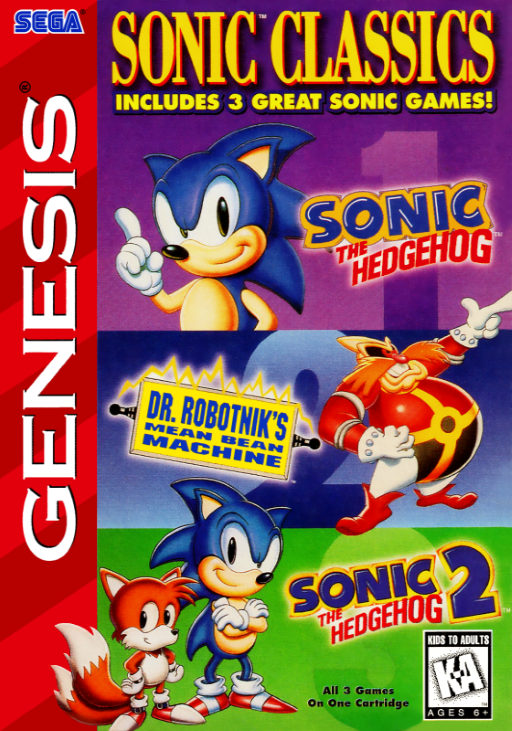 Sonic Compilation _ Sonic Classics (USA, Europe, Korea)