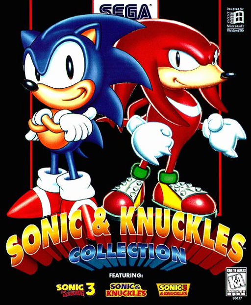 Sonic & Knuckles + Sonic the Hedgehog 2 + Sonic the Hedgehog 3 box art
