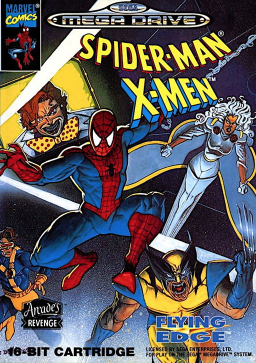 Spider-Man X-Men - Arcade's Revenge box art