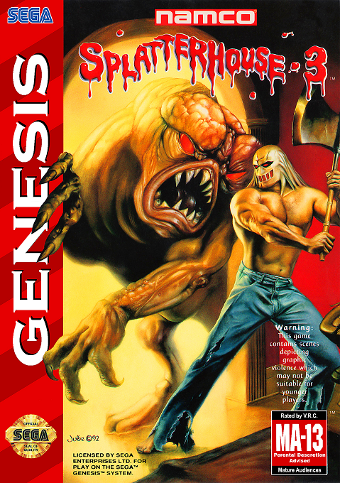 Splatterhouse 3 box art