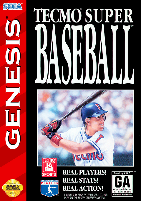 Tecmo Super Baseball box art