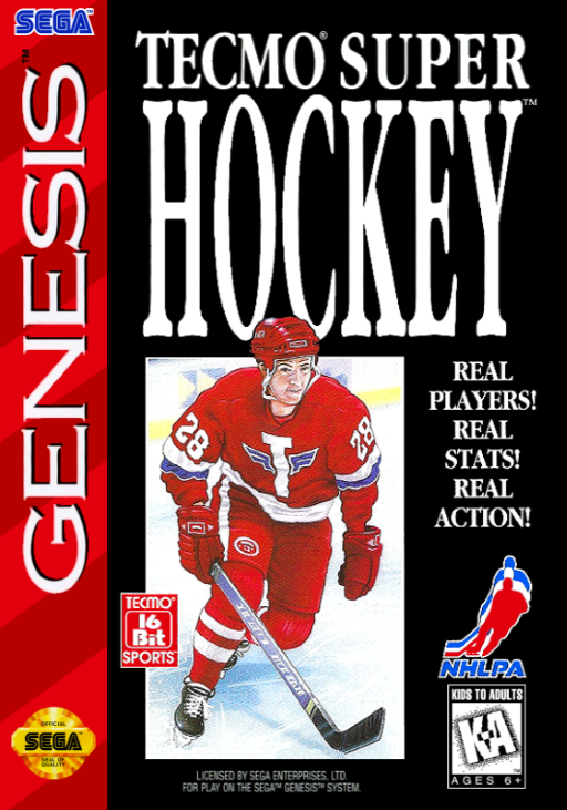 Tecmo Super Hockey box art
