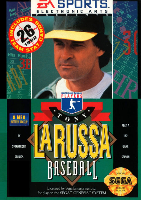 Tony La Russa Baseball box art