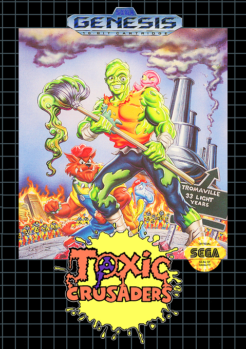 Toxic Crusaders box art