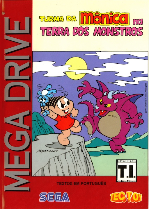 Turma da Monica na Terra dos Monstros box art