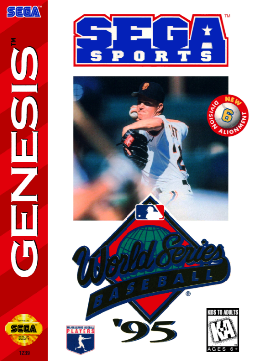 World Series Baseball '95 box art
