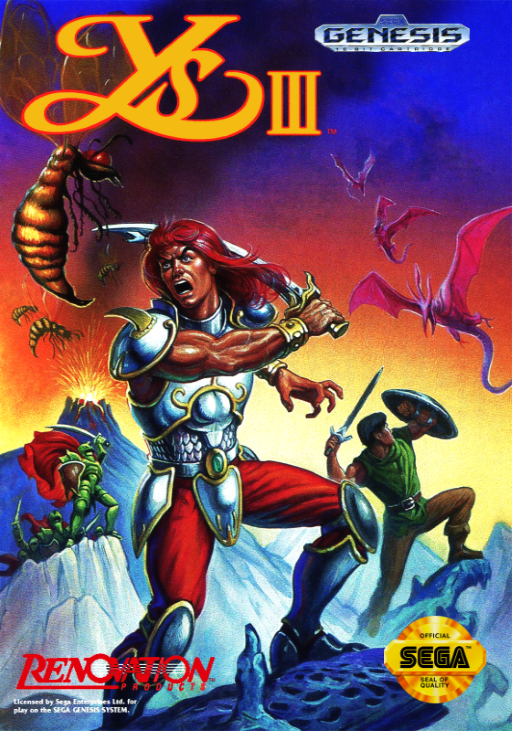 Ys III box art