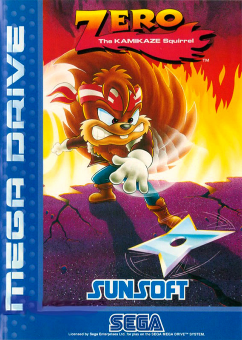 Zero the Kamikaze Squirrel box art