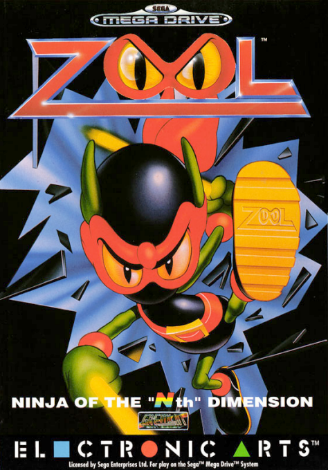 Zool - Ninja of the 'Nth' Dimension box art