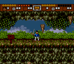 Gameplay of 3 Ninjas Kick Back