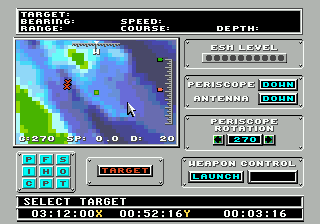 Gameplay of 688 Attack Sub