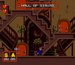 Gameplay of The Addams Family