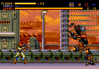 Gameplay of Alien Soldier