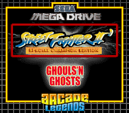 Arcade Legends Street Fighter II' - Special Champion Edition ~ Mega Drive Play TV 3 box art