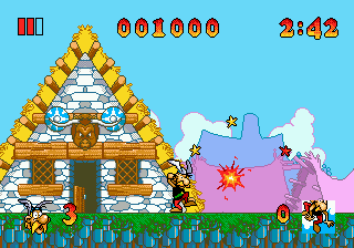 Gameplay of Asterix and the Great Rescue