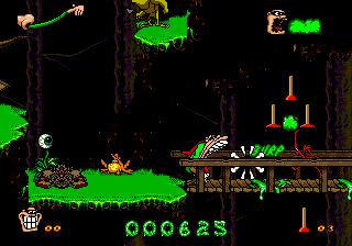 Gameplay of Boogerman - A Pick and Flick Adventure
