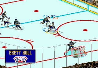 Gameplay of Brett Hull Hockey 95