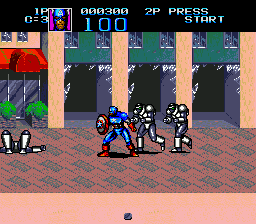 Gameplay of Captain America and the Avengers