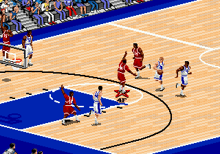 Gameplay of Coach K College Basketball