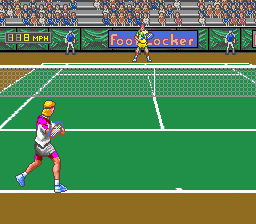 Gameplay of David Crane's Amazing Tennis