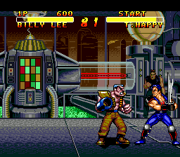 Gameplay of Double Dragon V - The Shadow Falls