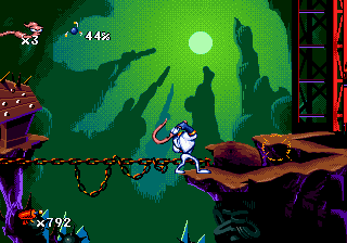 Gameplay of Earthworm Jim