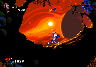 Gameplay of Earthworm Jim 2