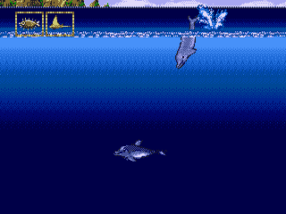 Gameplay of Ecco Jr.